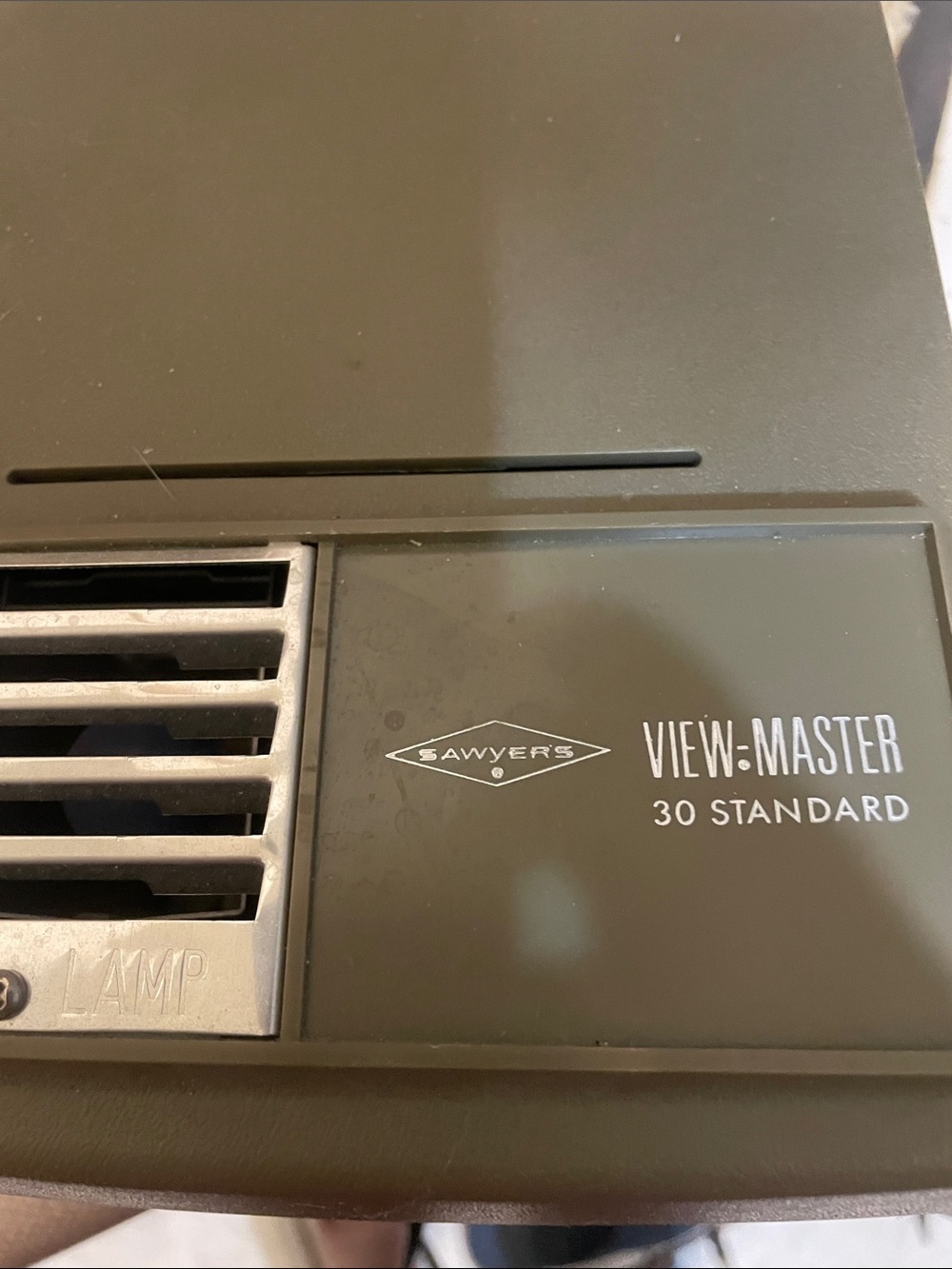 Sawyer View-Master 30 Standard Slide Projector - Olive Green